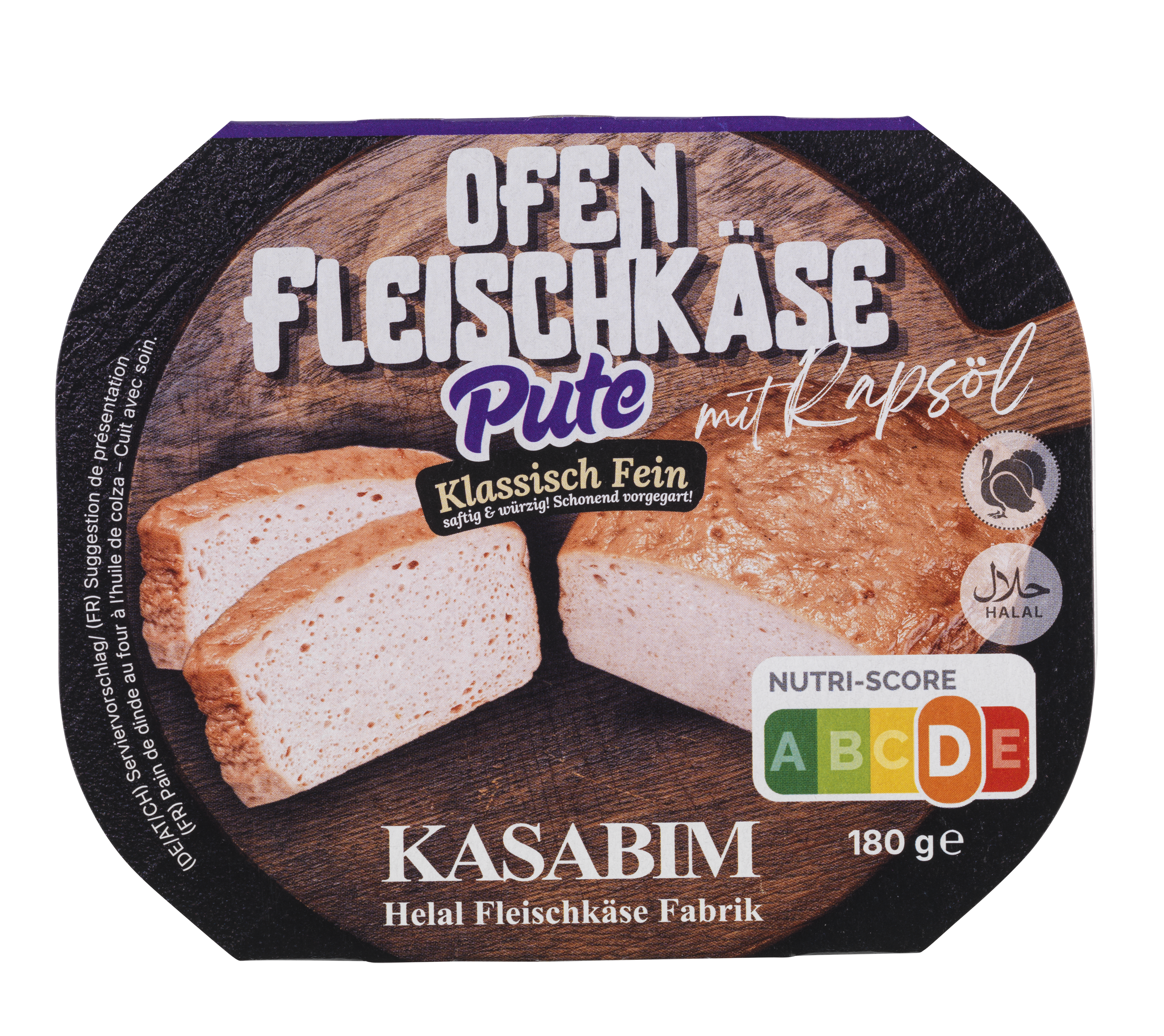 KASABIM Putenfleischkäse Klassik 180 g