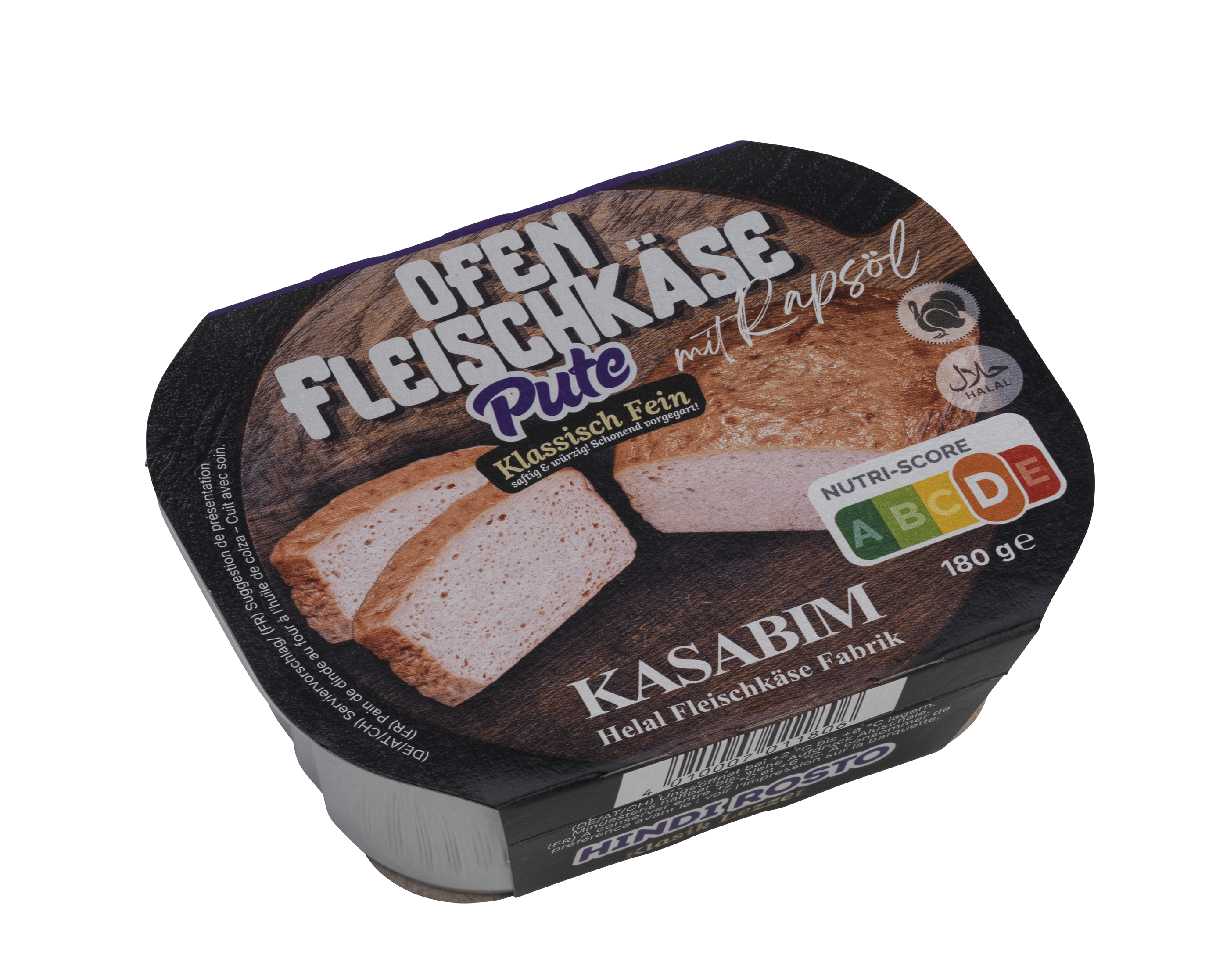 KASABIM Putenfleischkäse Klassik 180 g