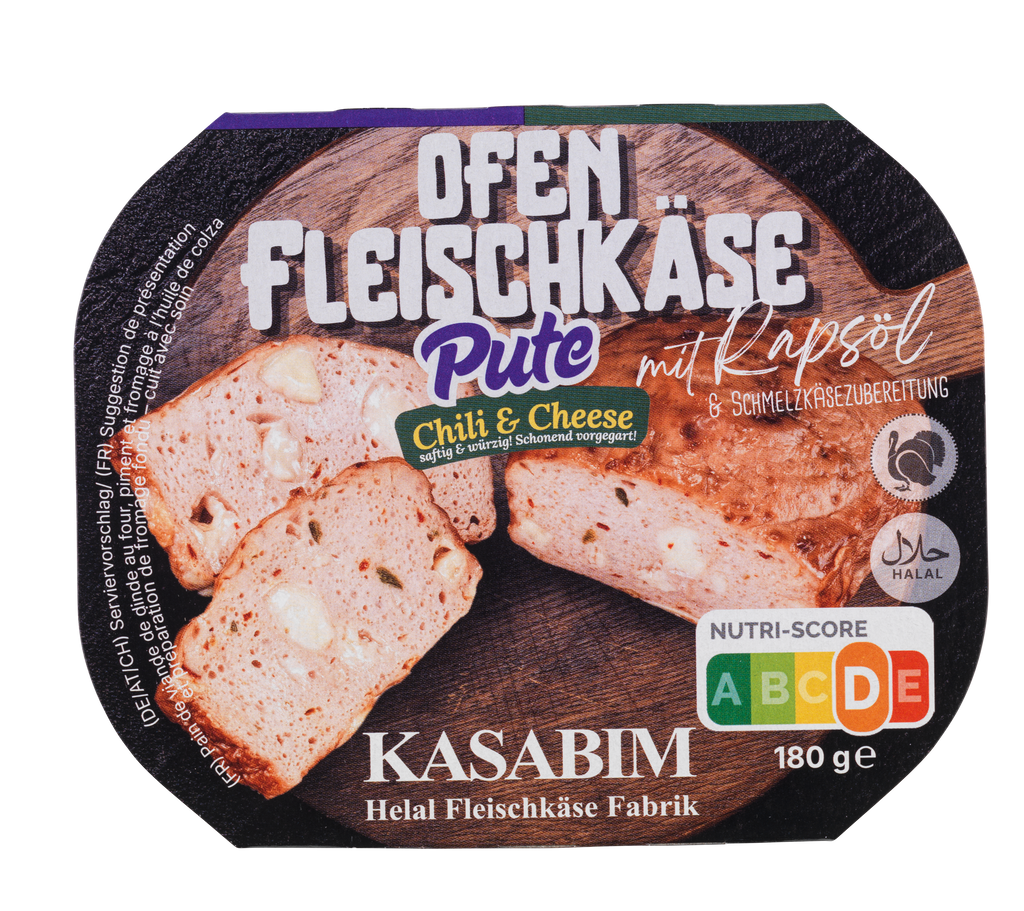KASABIM Putenfleischkäse Chili Cheese 180 g