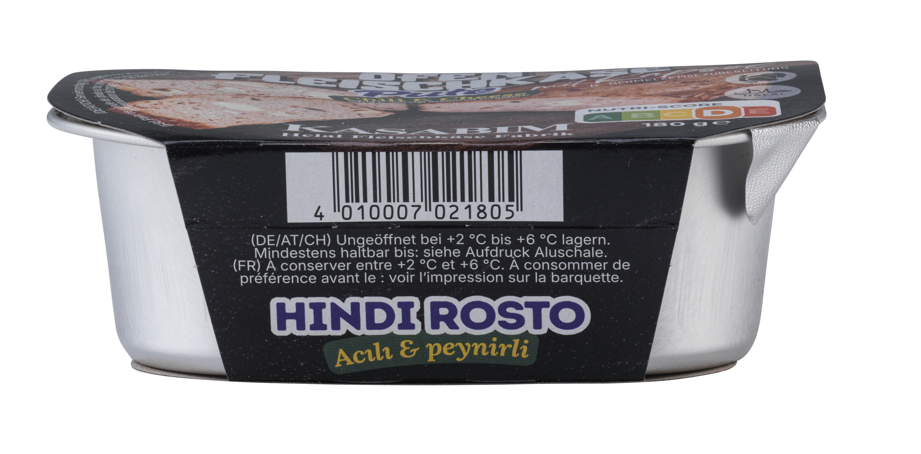 KASABIM Putenfleischkäse Chili Cheese 180 g