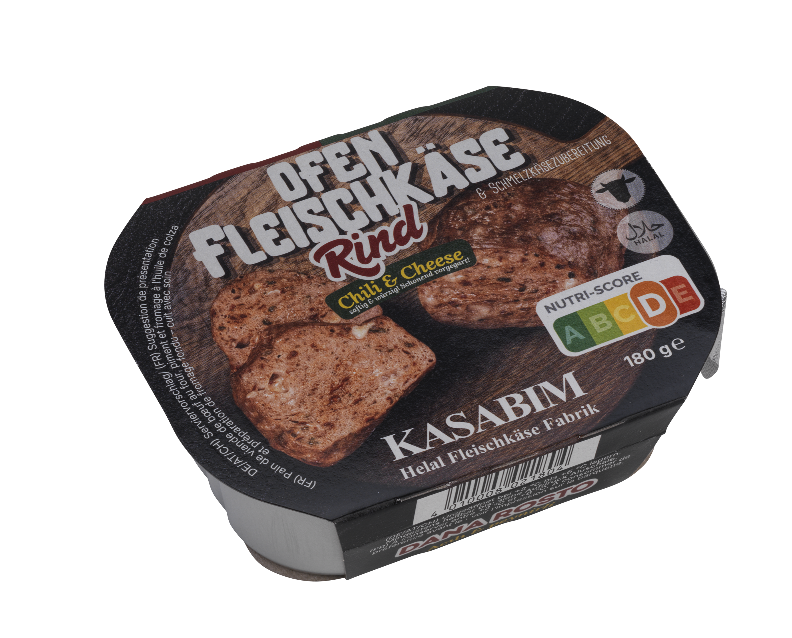 KASABIM Rinderfleischkäse Chili Cheese 180 g