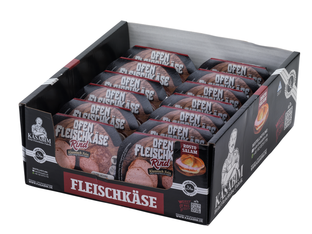KASABIM Rinderfleischkäse Klassik – 14er Pack